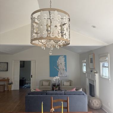 A Frenchy painting in a collector's home